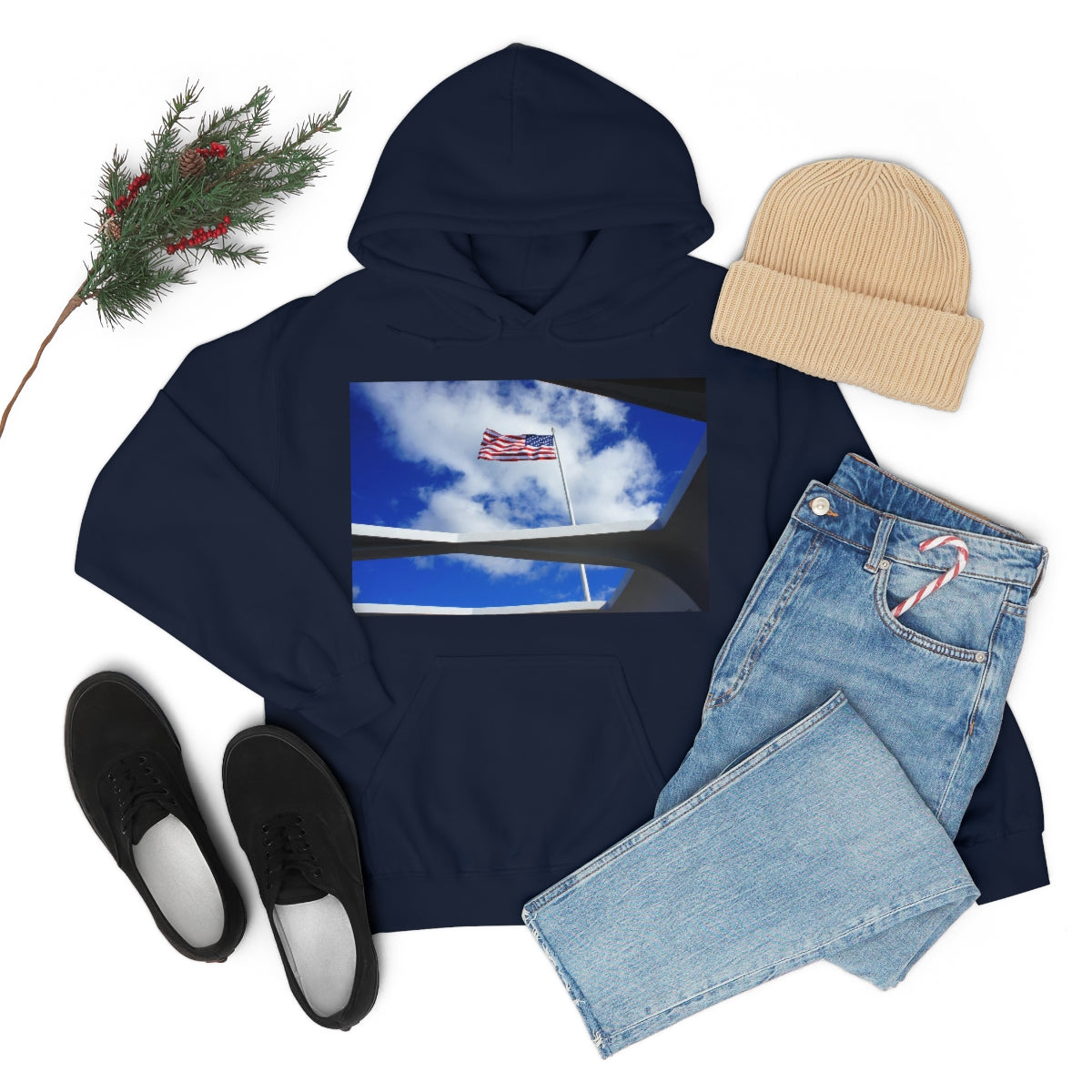 Bravery Honored Forever - Unisex Heavy Blend Hooded Sweatshirt - Fry1Productions