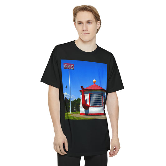 Historic Teapot Dome Service Station - Unisex Tall Beefy T-Shirt - Fry1Productions