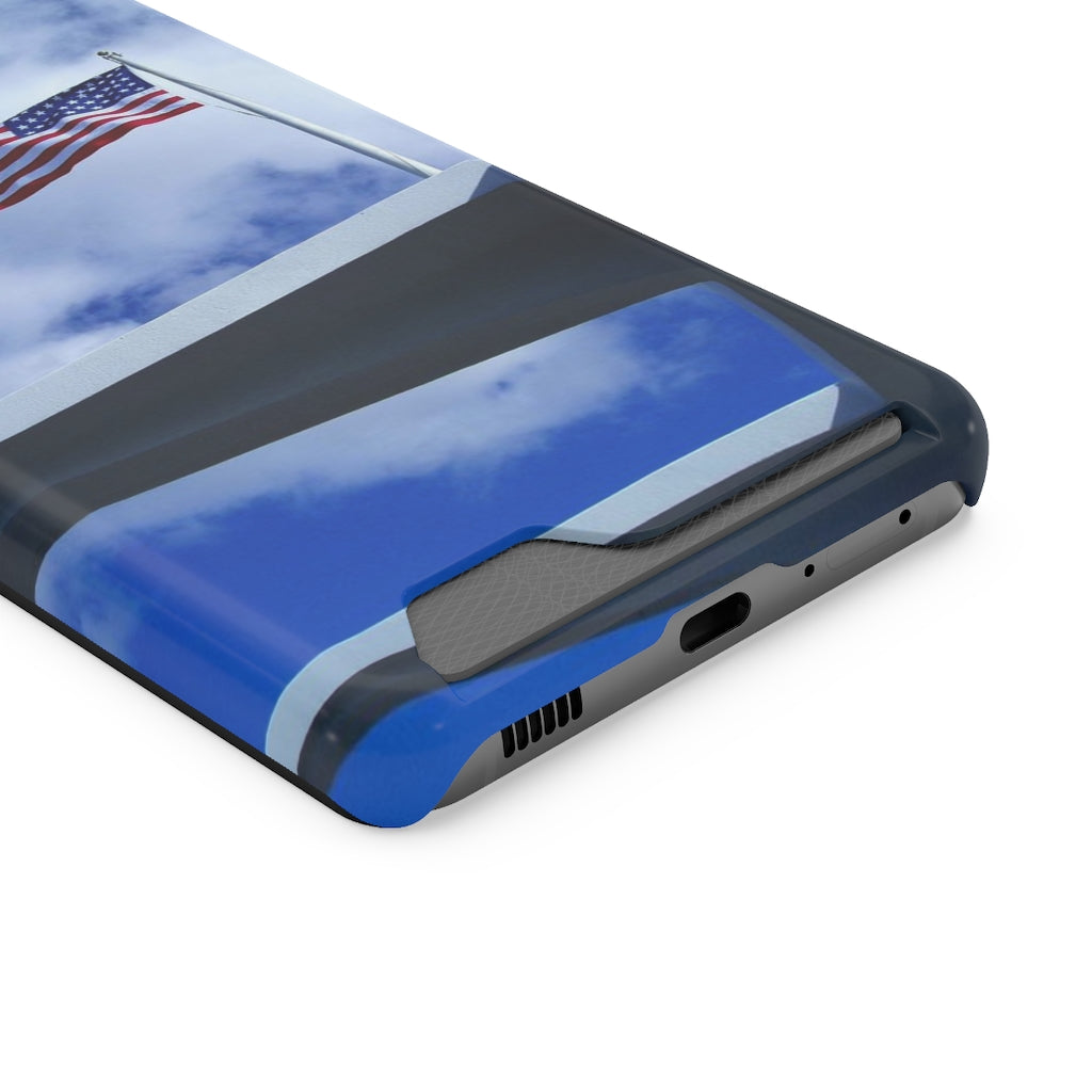 "In Solemn Remembrance" - Galaxy S22 S21 & iPhone 13 Case With Card Holder - Fry1Productions
