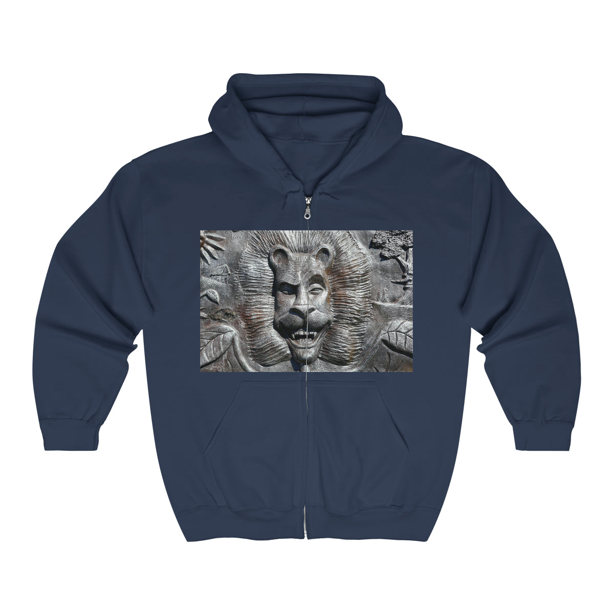 Lion's Friends Forever - Unisex Heavy Blend Full Zip Hooded Sweatshirt - Fry1Productions