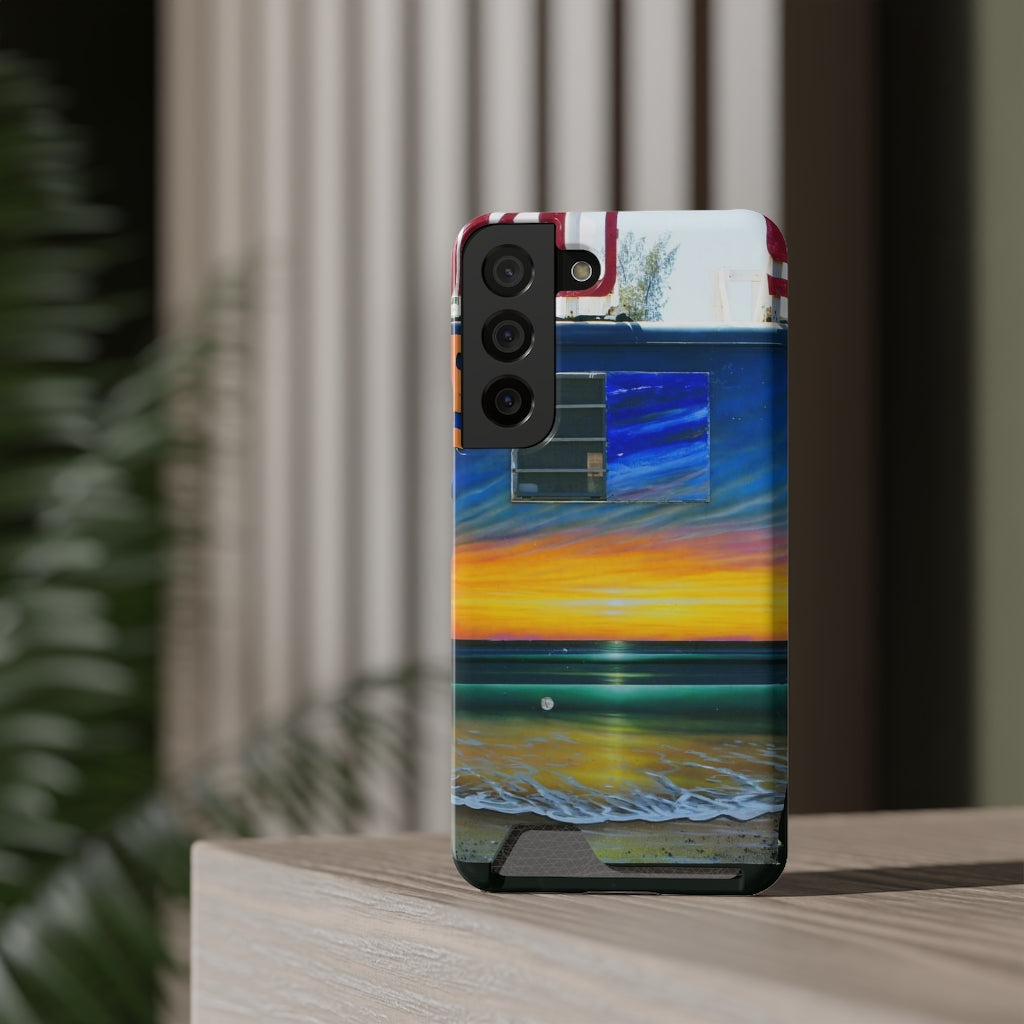 "Fumis Aloha" - Galaxy S22 S21 & iPhone 13 Case With Card Holder - Fry1Productions