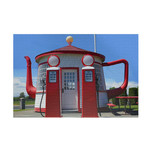 Awesome Teapot Dome Service Station - Puzzle, Horizontal (110, 252, 500, 1014-piece) - Fry1Productions
