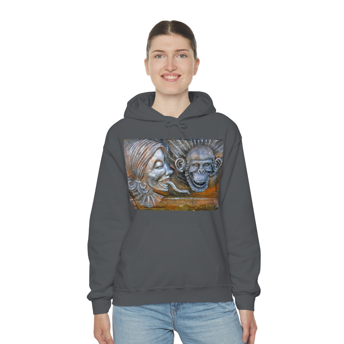 Snakily Speaking - Unisex Heavy Blend Hooded Sweatshirt - Fry1Productions