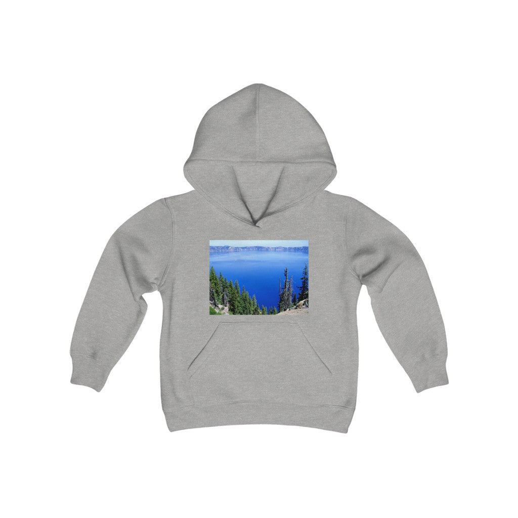 “Deep Blue” - Youth Heavy Blend Hooded Sweatshirt - Fry1Productions