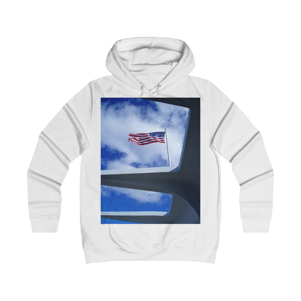 "In Solemn Remembrance" - Girlie College Hoodie - Fry1Productions