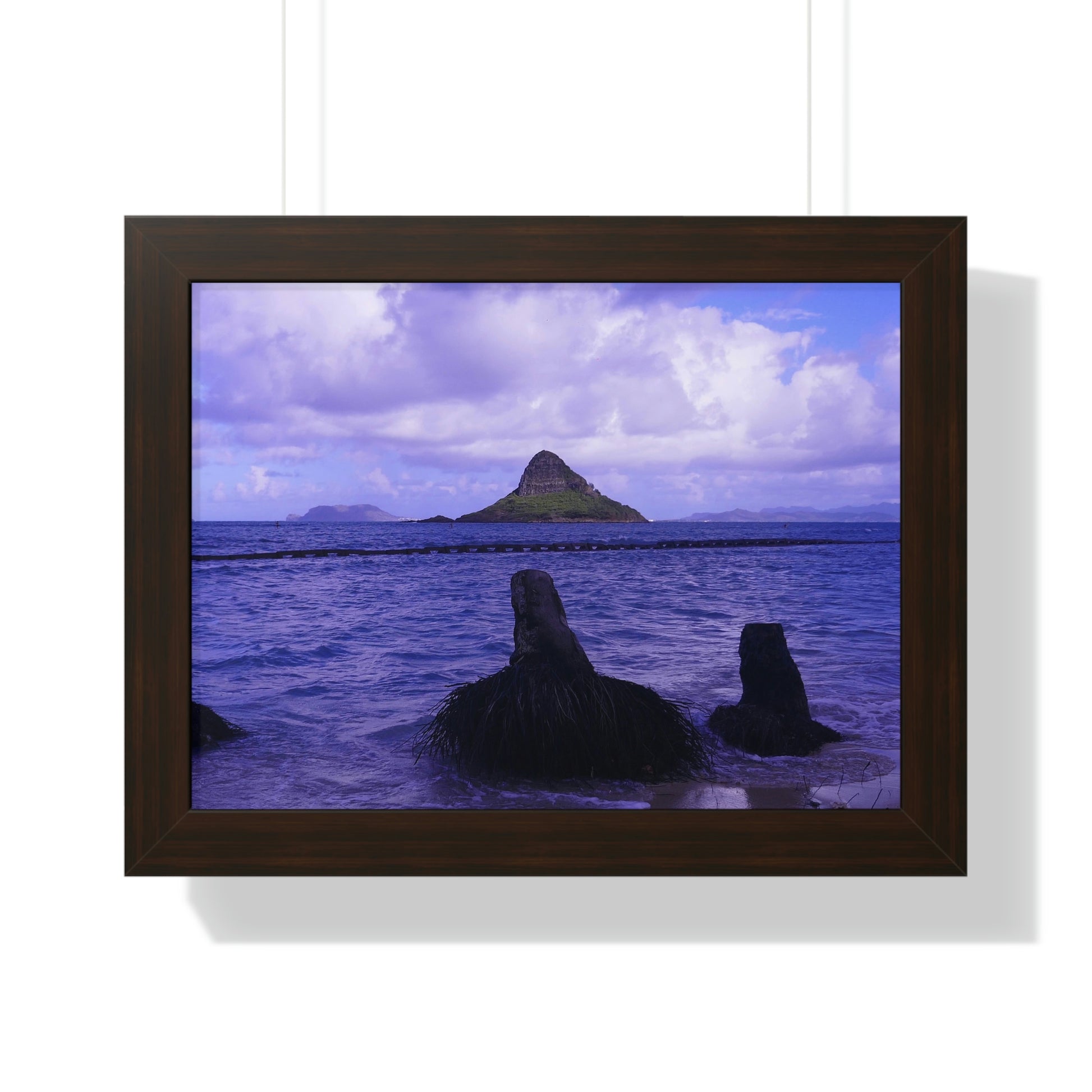 Wade To Chinaman's Hat - Framed Horizontal Poster - Fry1Productions