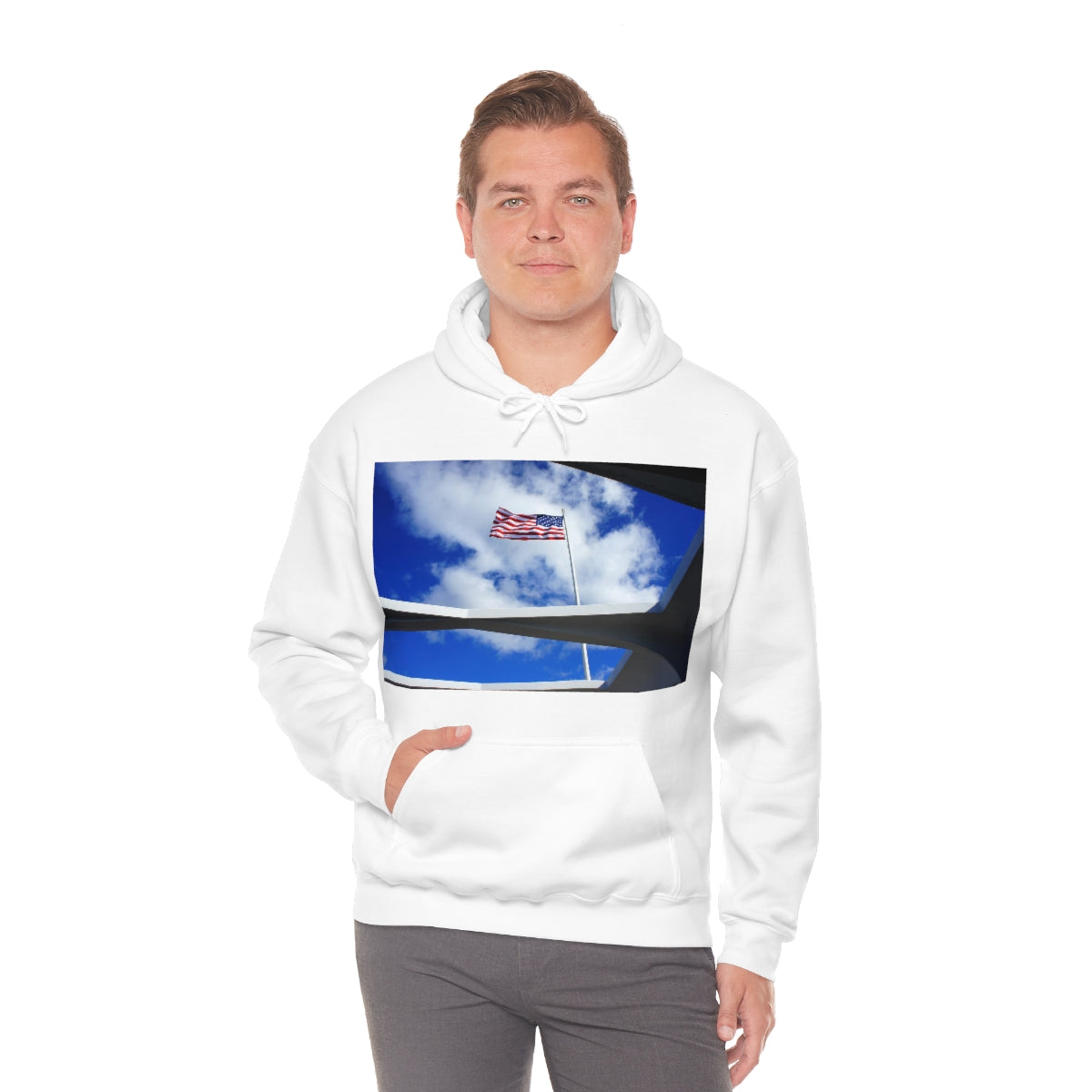 Bravery Honored Forever - Unisex Heavy Blend Hooded Sweatshirt - Fry1Productions
