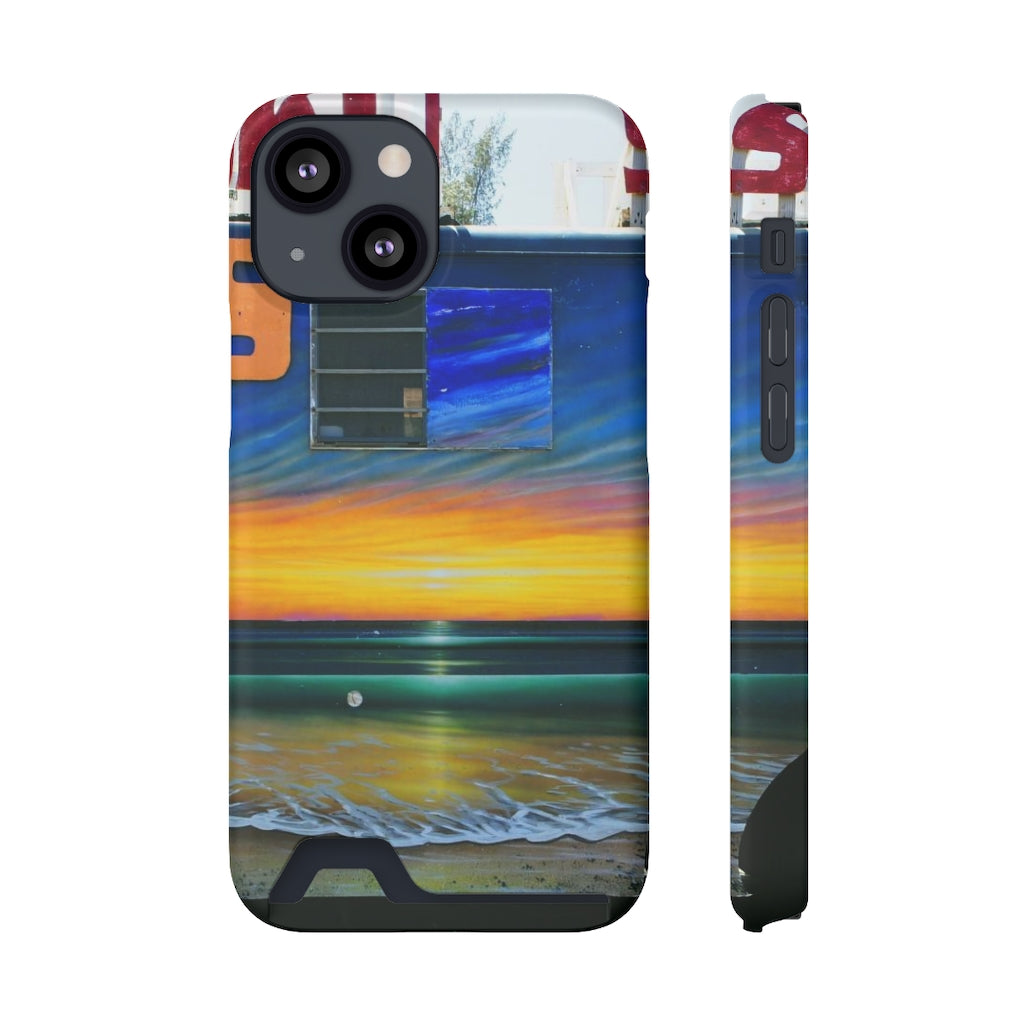 "Fumis Aloha" - Galaxy S22 S21 & iPhone 13 Case With Card Holder - Fry1Productions