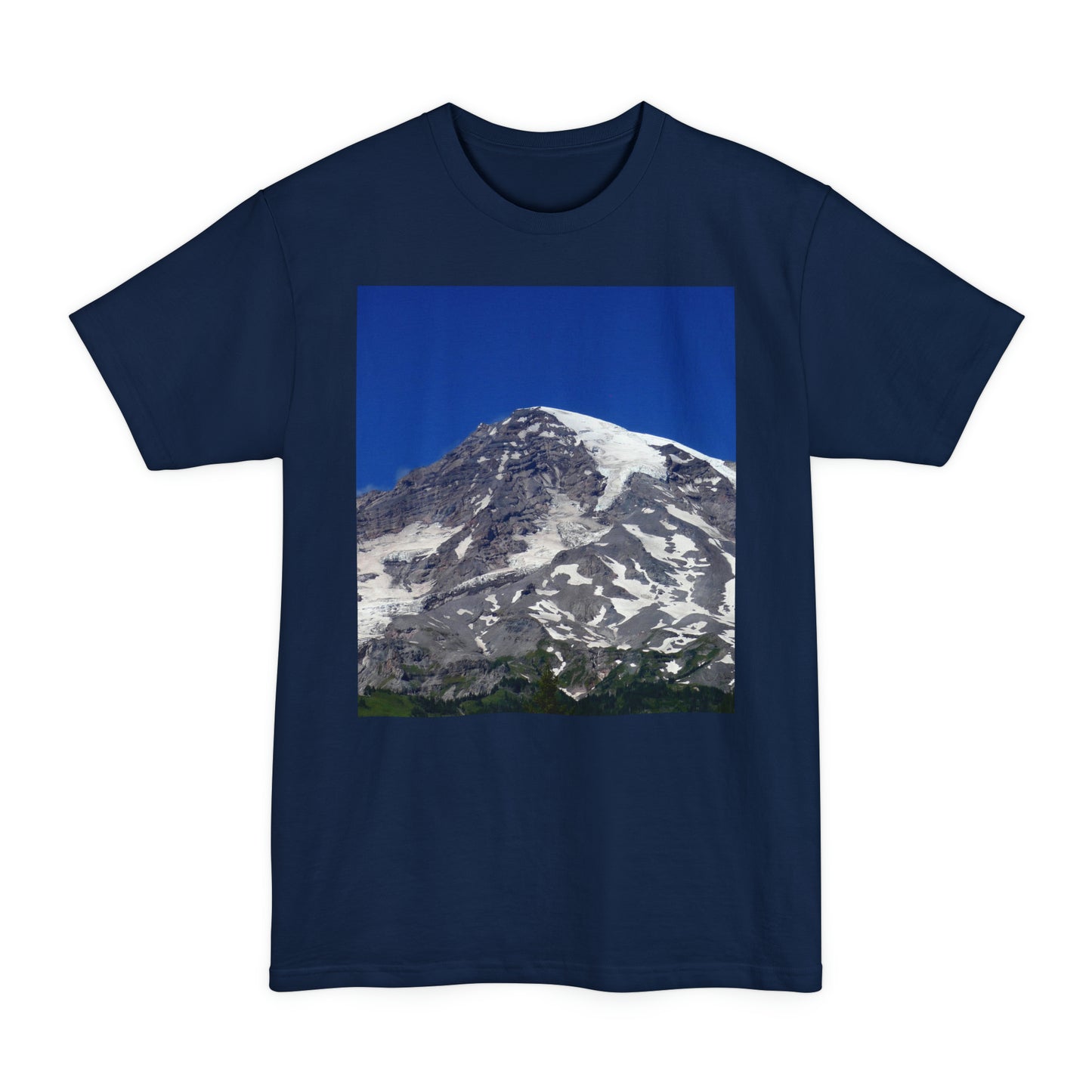 Majestic Mt. Rainier - Unisex Tall Beefy T-Shirt - Fry1Productions