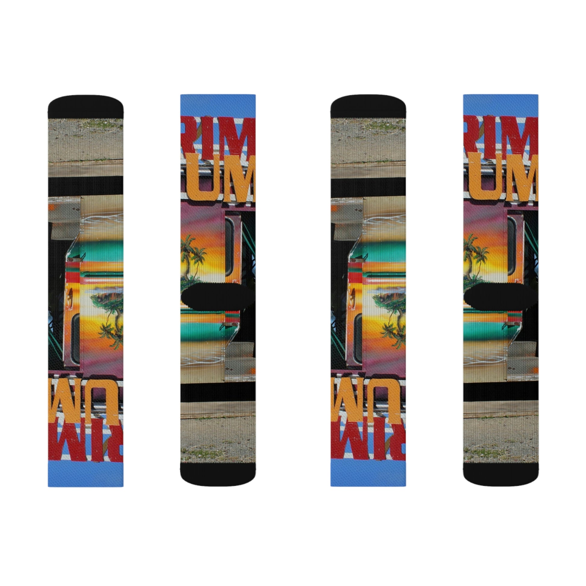 Island Love - All-Over Print Socks - Fry1Productions