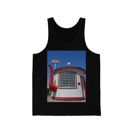 Historic Attraction Teapot Dome - Unisex Jersey Tank - Fry1Productions