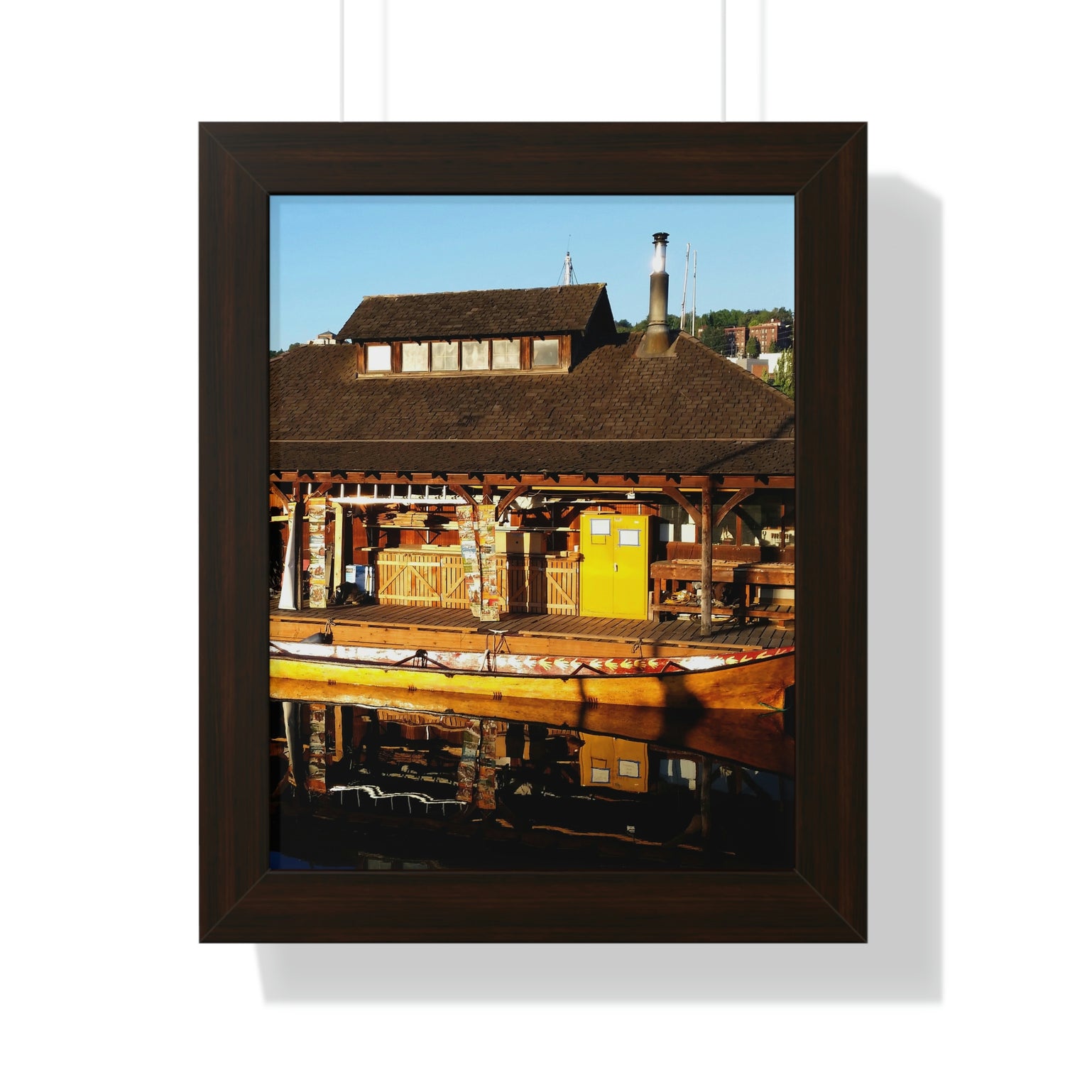 Q'il'bid Awe - Framed Vertical Poster - Fry1Productions