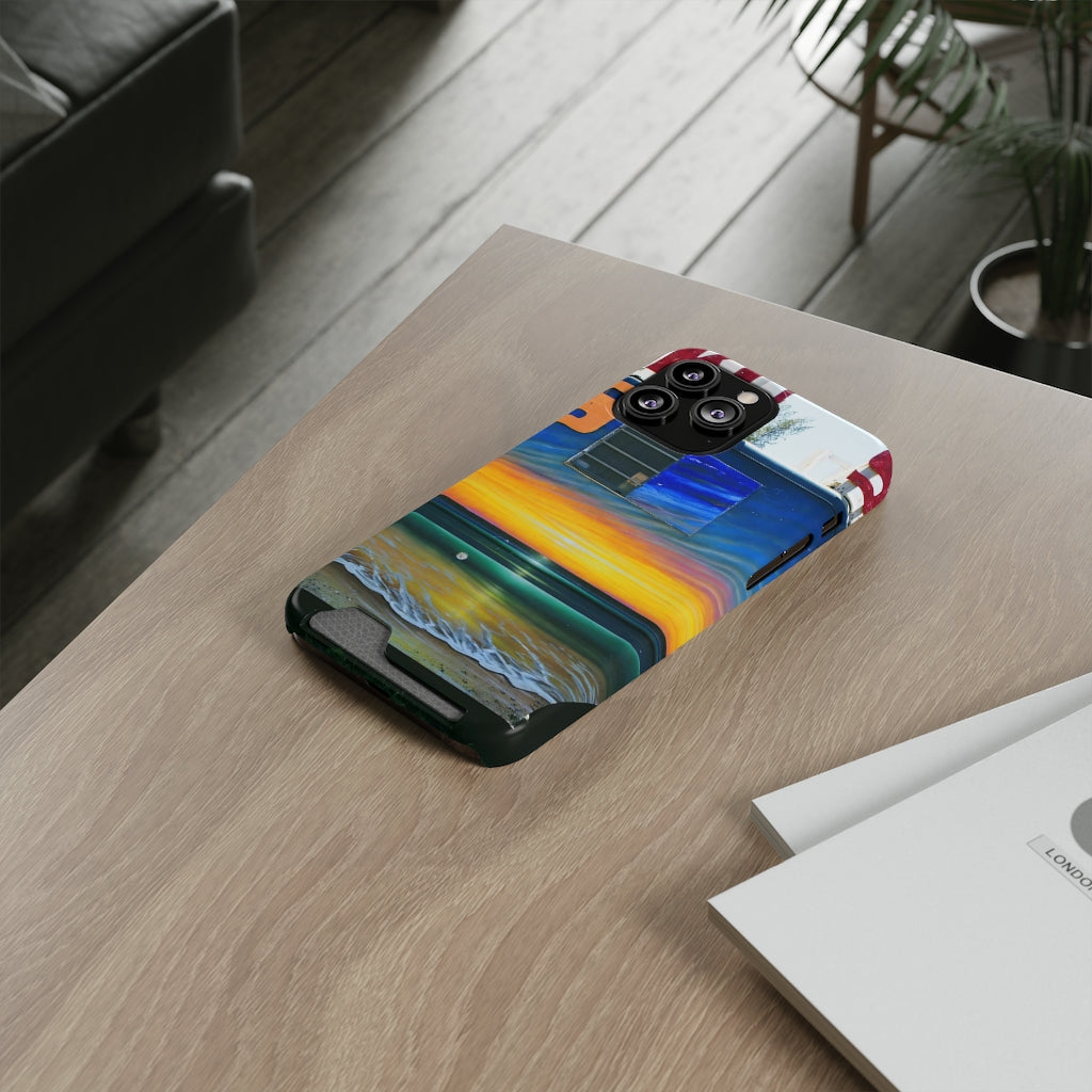 "Fumis Aloha" - Galaxy S22 S21 & iPhone 13 Case With Card Holder - Fry1Productions