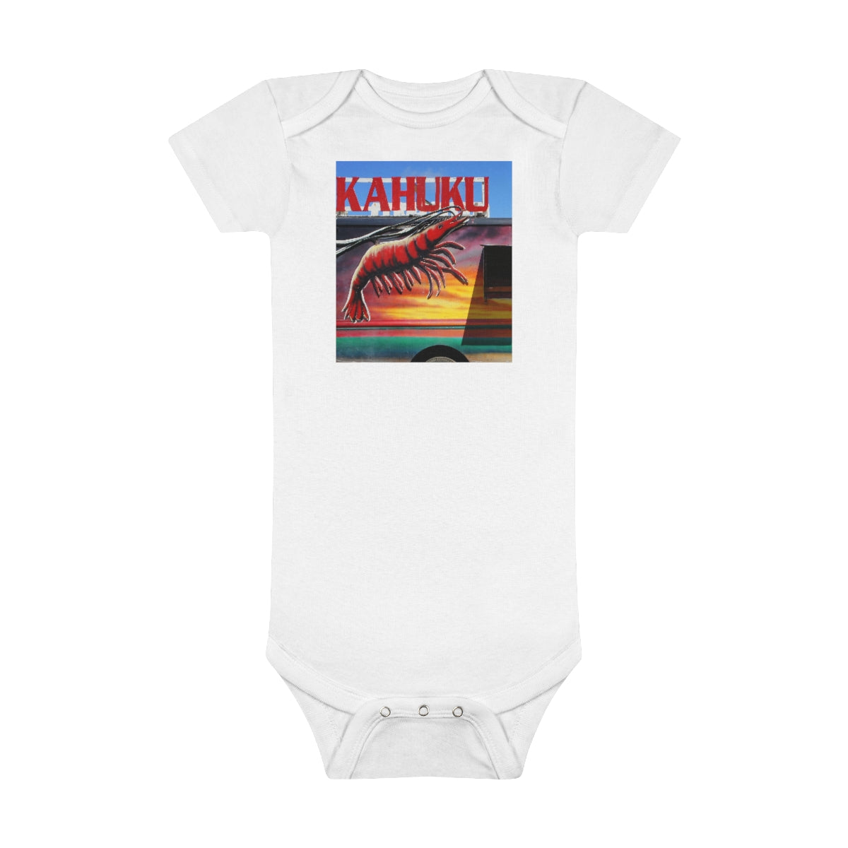 Kahuku Kai - Baby Short Sleeve Onesie - Fry1Productions