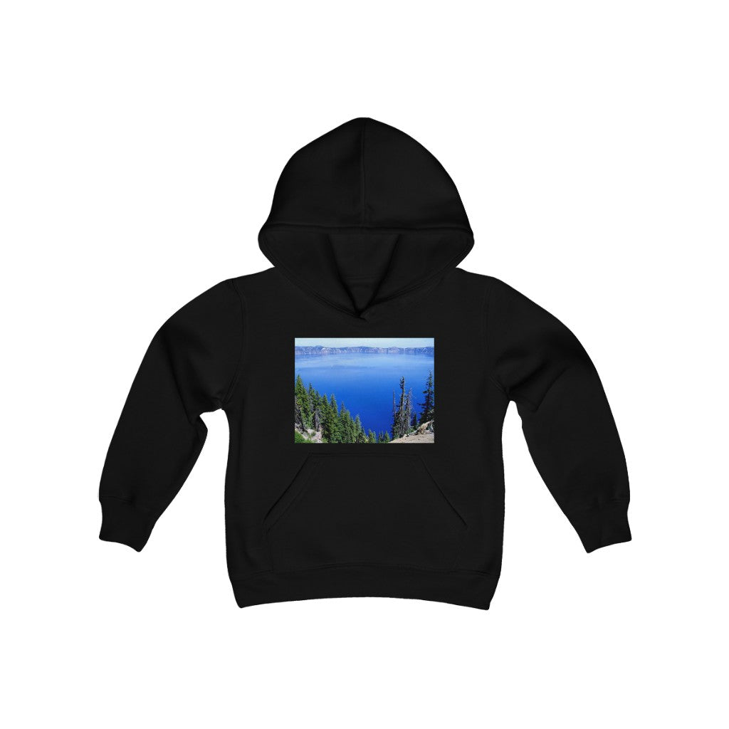 “Deep Blue” - Youth Heavy Blend Hooded Sweatshirt - Fry1Productions