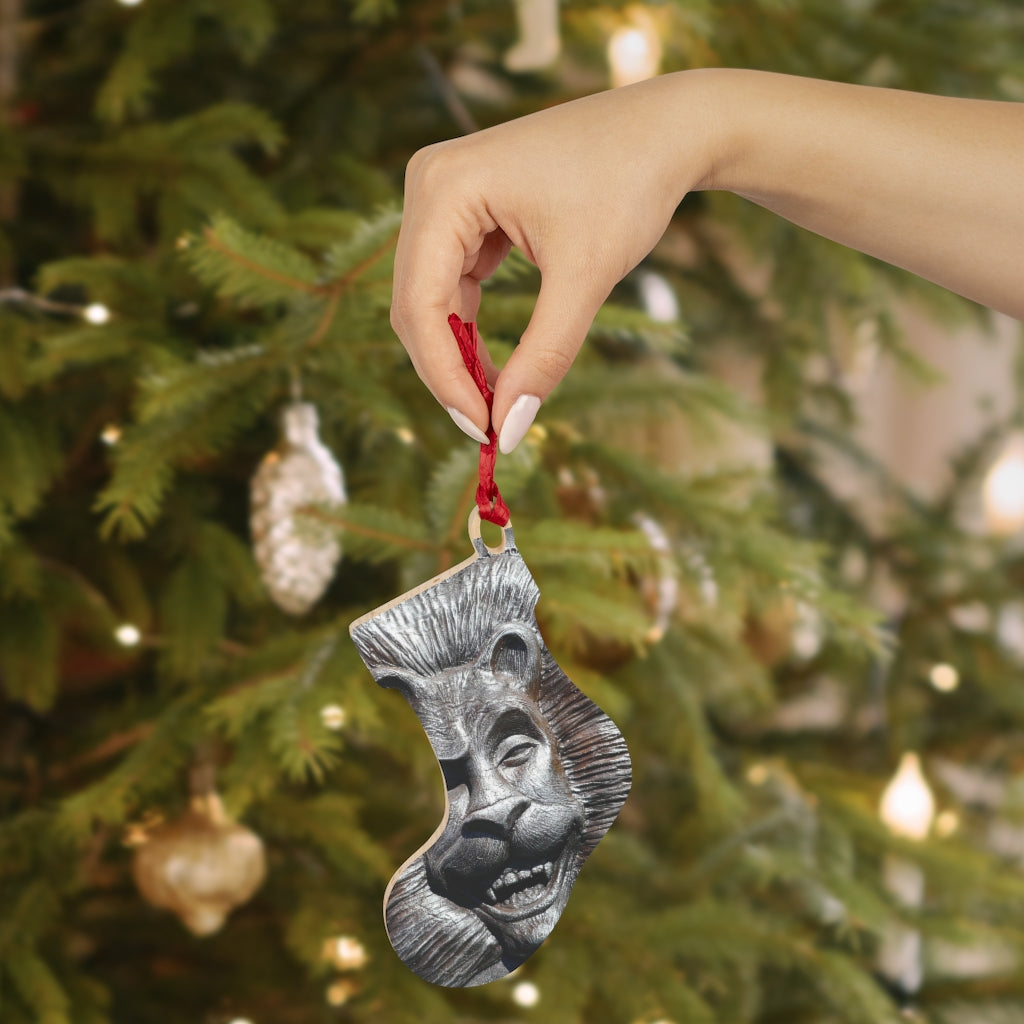 Lion's Friends Forever - Wooden Christmas Ornaments - Fry1Productions
