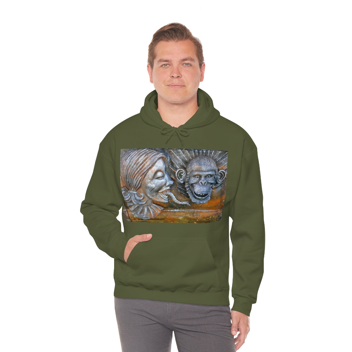 Snakily Speaking - Unisex Heavy Blend Hooded Sweatshirt - Fry1Productions