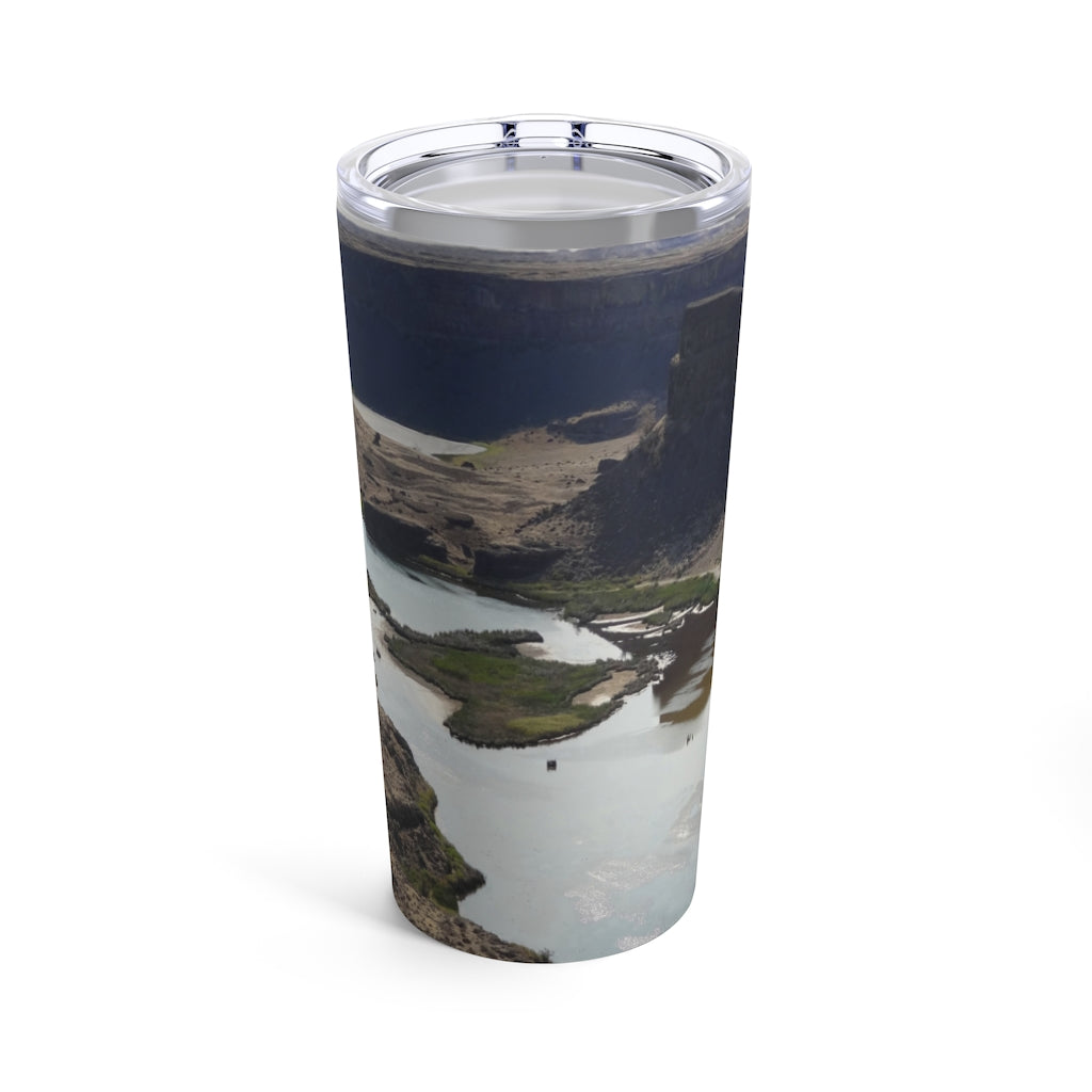 "Reminisce of Ancient Thunder" - Stainless Steel Tumbler 20 oz - Fry1Productions