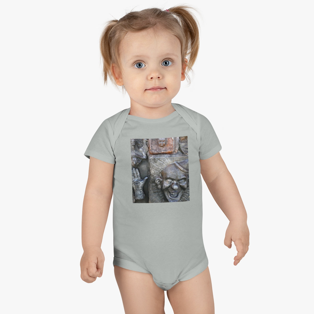 Cosmic Laughter - Baby Short Sleeve Onesie - Fry1Productions