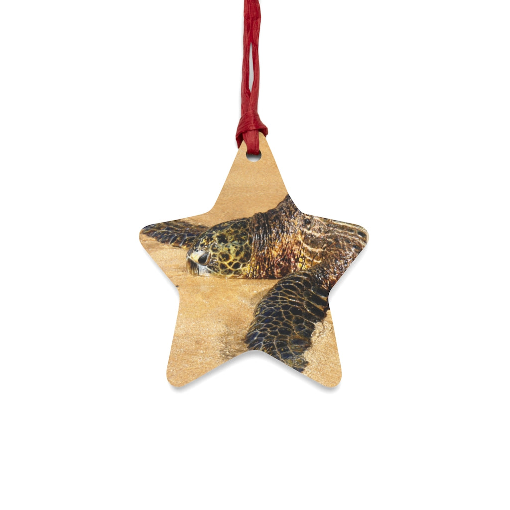Glistening Journey - Wooden Christmas Ornaments - Fry1Productions