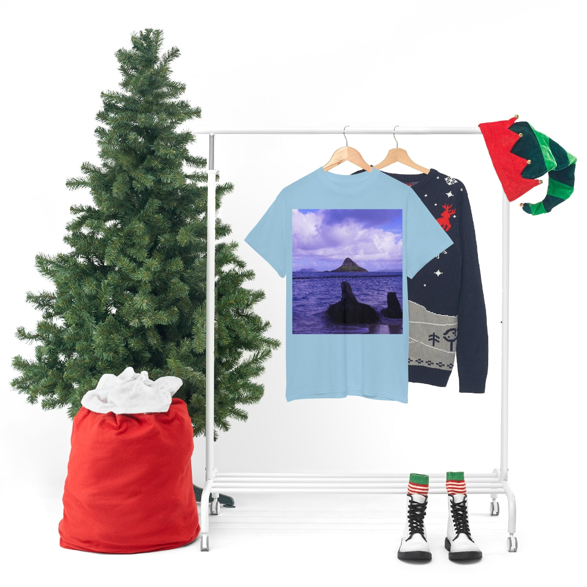 Wade To Chinaman's Hat - Unisex Heavy Cotton Tee - Fry1Productions