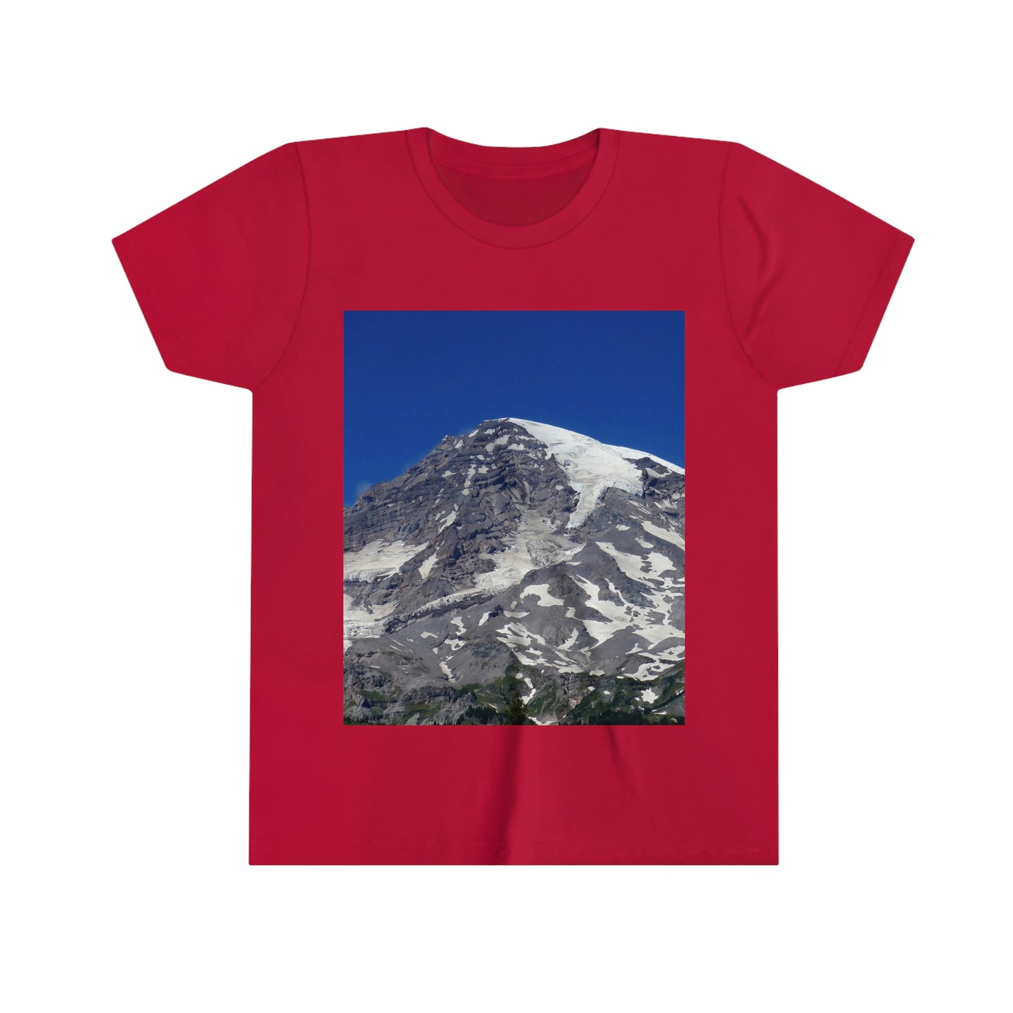 Majestic Mt. Rainier - Youth Short Sleeve Tee - Fry1Productions