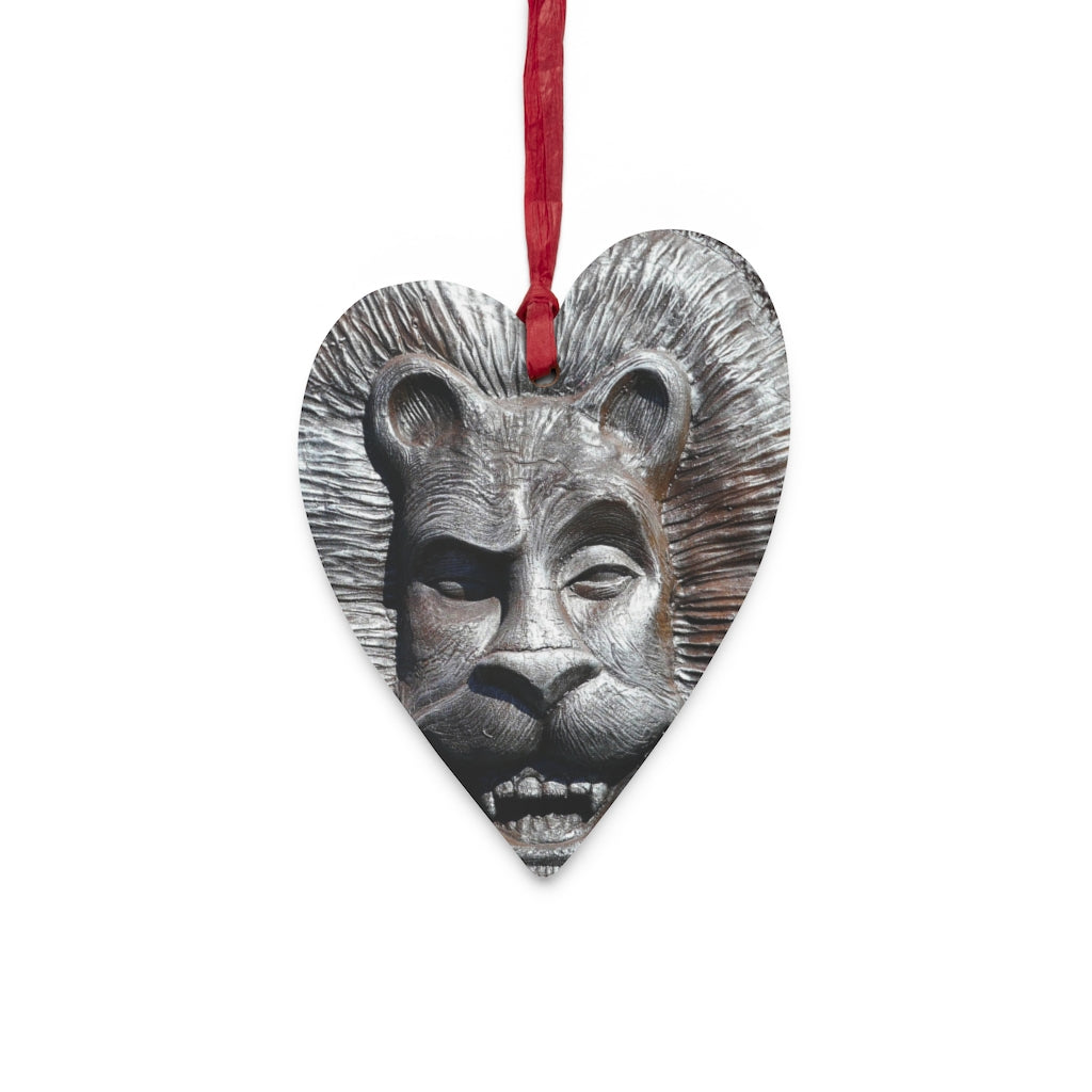 Lion's Friends Forever - Wooden Christmas Ornaments - Fry1Productions