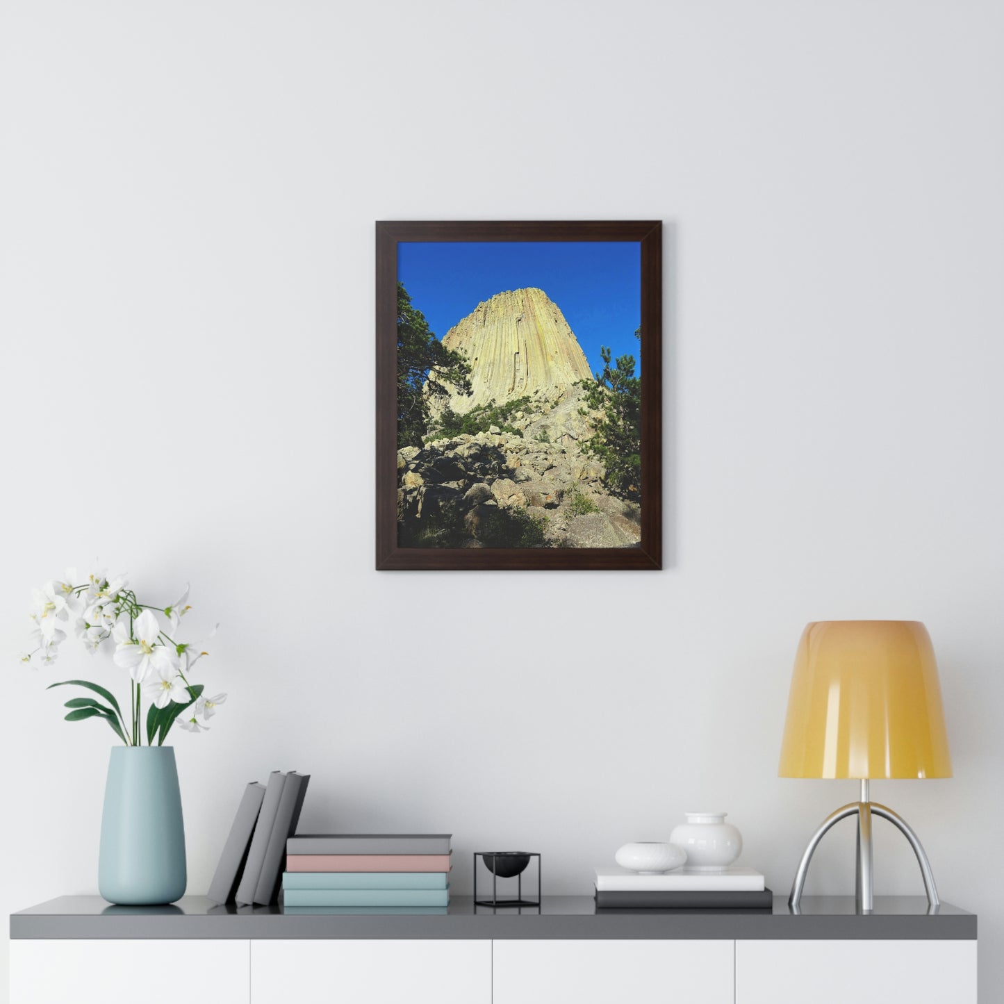 Reaching Heaven - Framed Vertical Poster - Fry1Productions