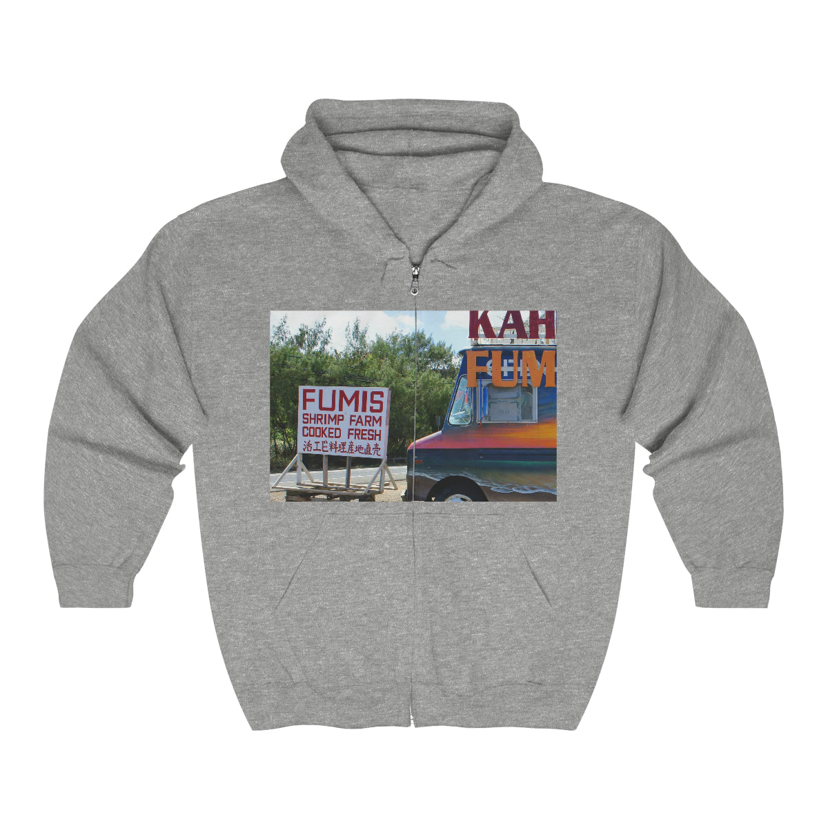 Aloha Keanu - Unisex Heavy Blend Full Zip Hooded Sweatshirt - Fry1Productions