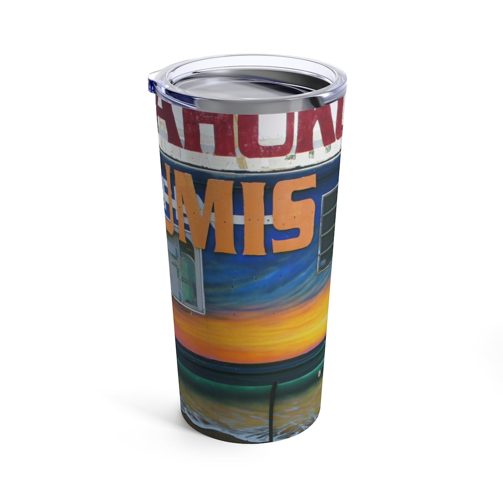 "Fumis Aloha" - Stainless Steel Tumbler 20 oz - Fry1Productions