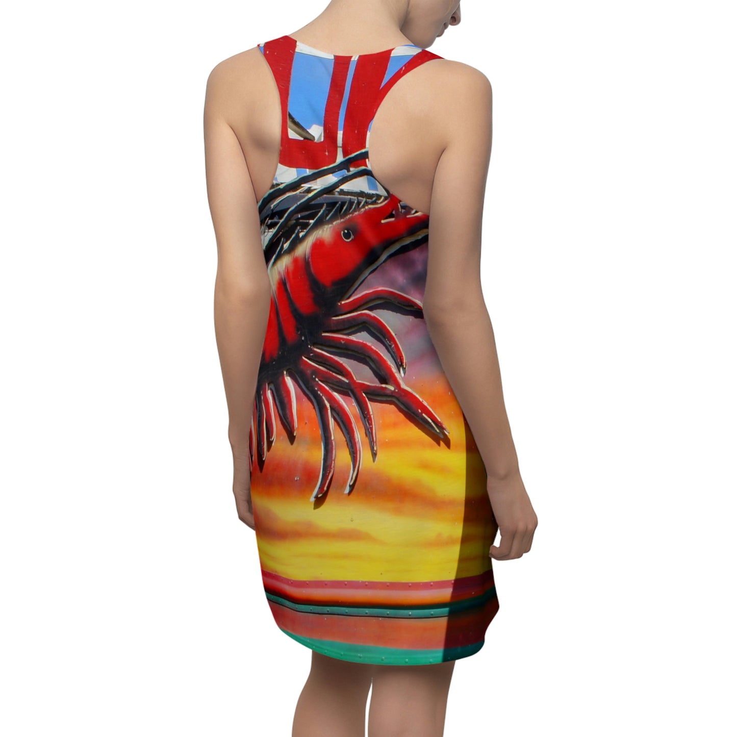 Kahuku Kai - Women's All-Over Print Racerback Dress - Fry1Productions