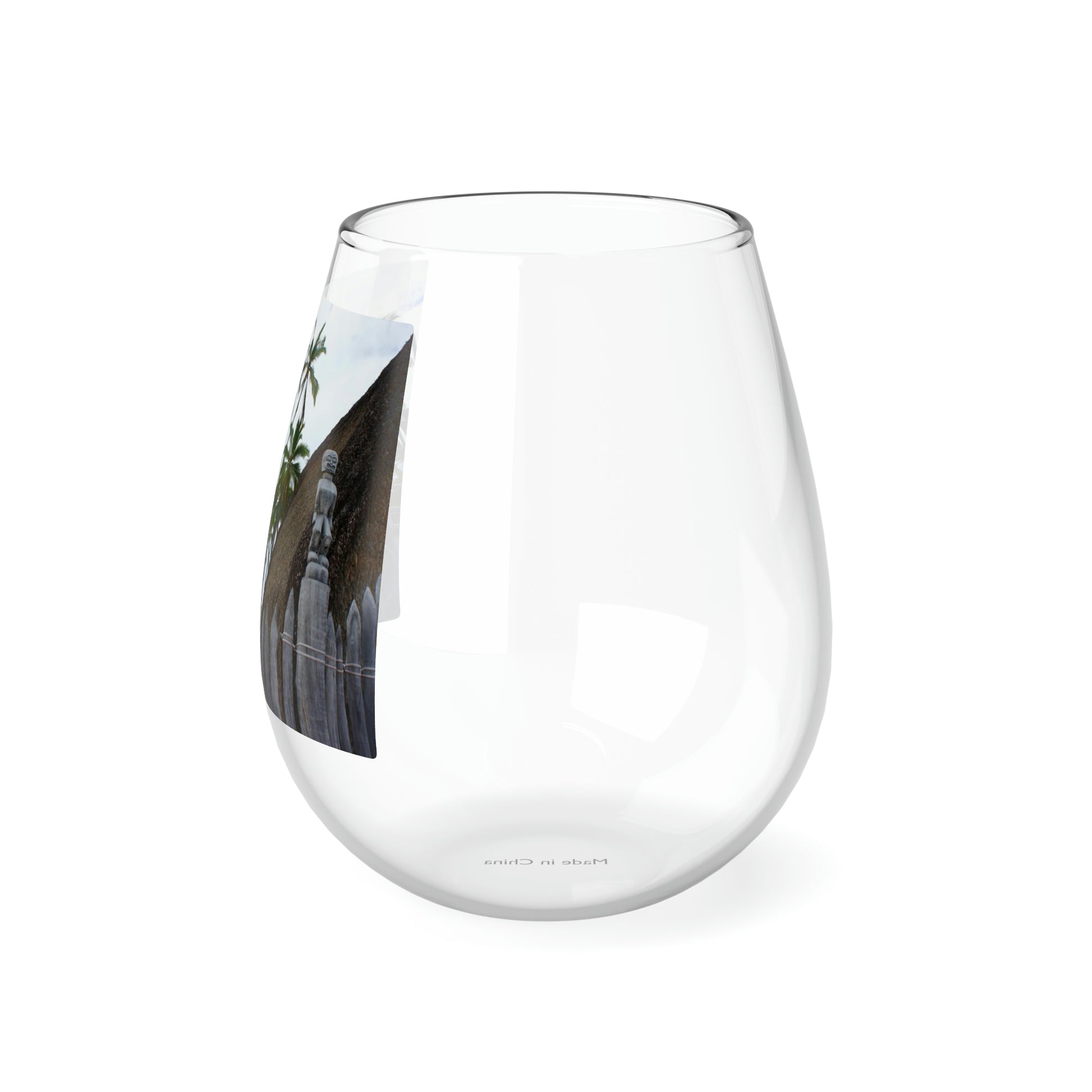 Precious Sanctuary - Stemless Wine Glass, 11.75 oz - Fry1Productions