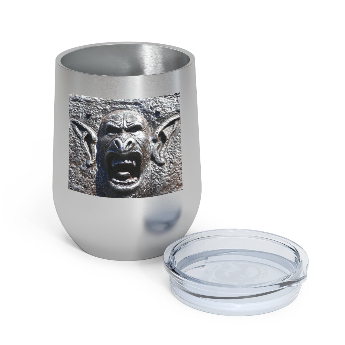 Frenzy Scream - 12 oz Insulated Wine Tumbler - Fry1Productions