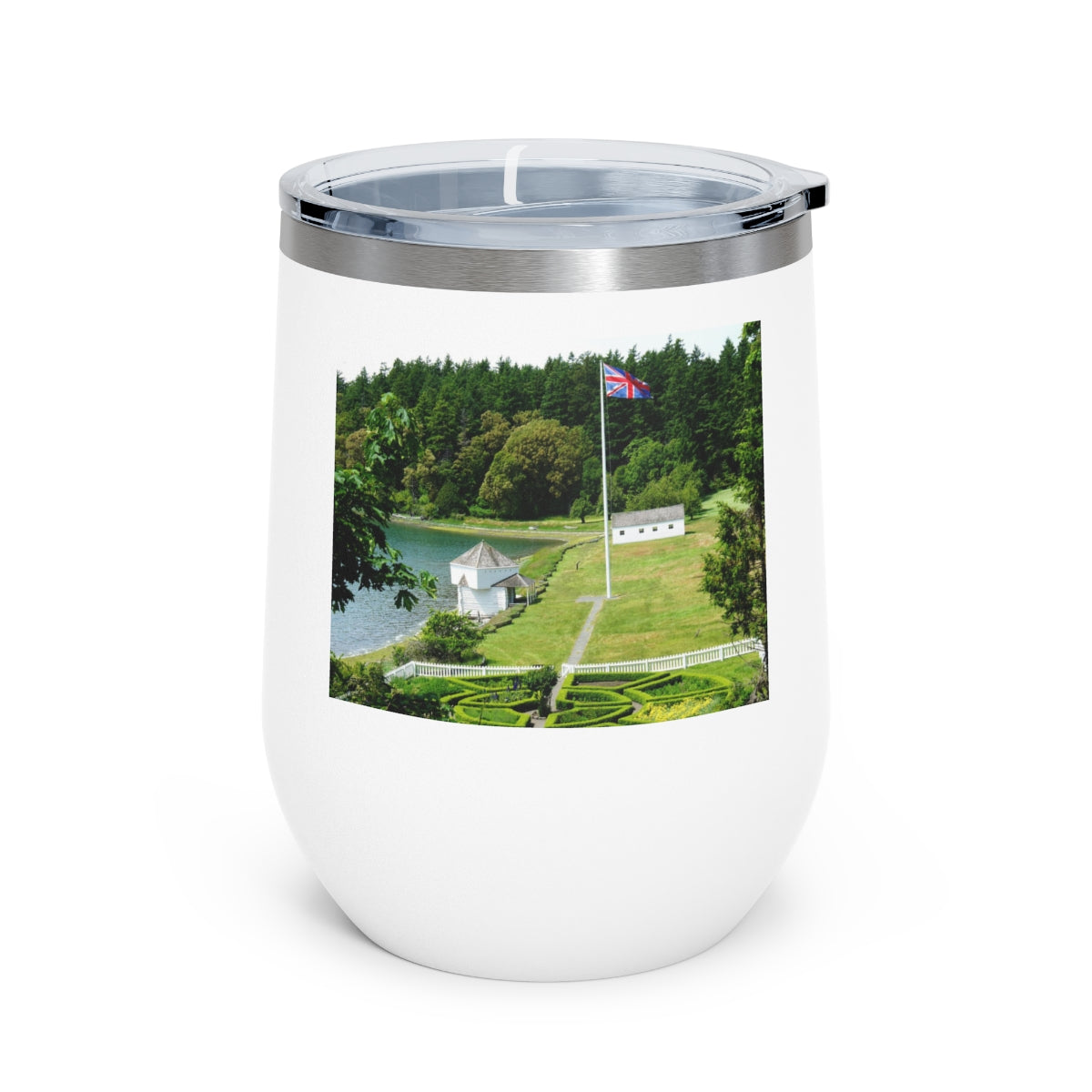 Magnificent Grandiose Views - 12 oz Insulated Wine Tumbler - Fry1Productions