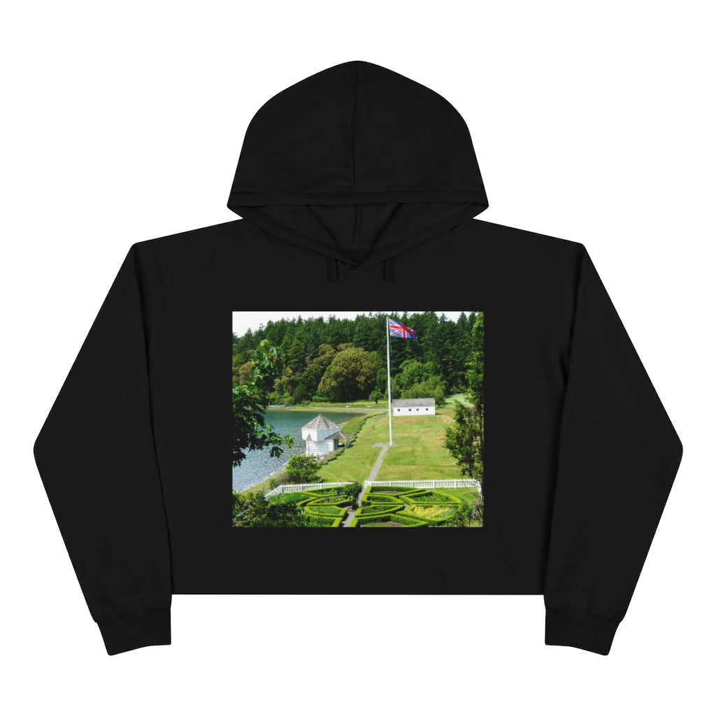 Magnificent Grandiose Views - Crop Hoodie - Fry1Productions