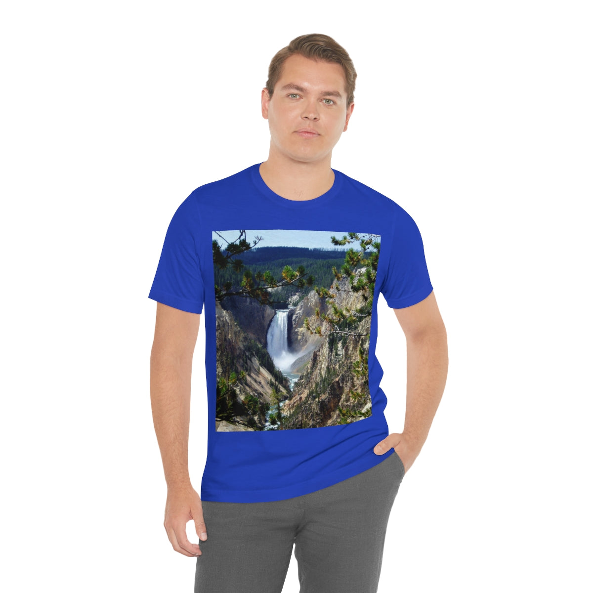 Yellowstone's Splendor - Unisex Jersey Short Sleeve T-Shirt - Fry1Productions