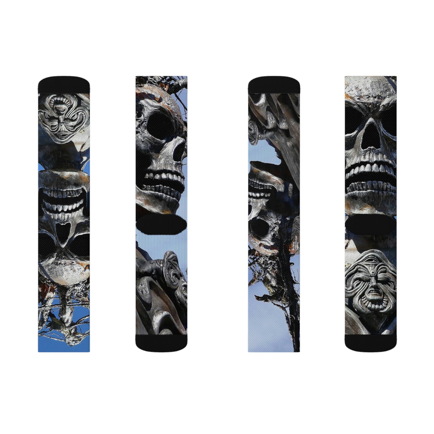 Skull Warriors - All-Over Print Socks - Fry1Productions