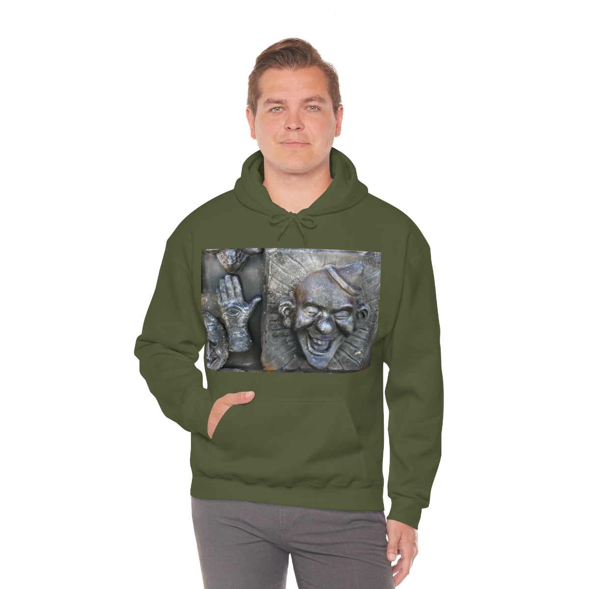 Cosmic Laughter - Unisex Heavy Blend Hooded Sweatshirt - Fry1Productions