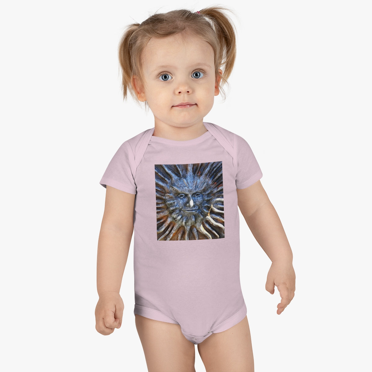 Sun God - Baby Short Sleeve Onesie - Fry1Productions