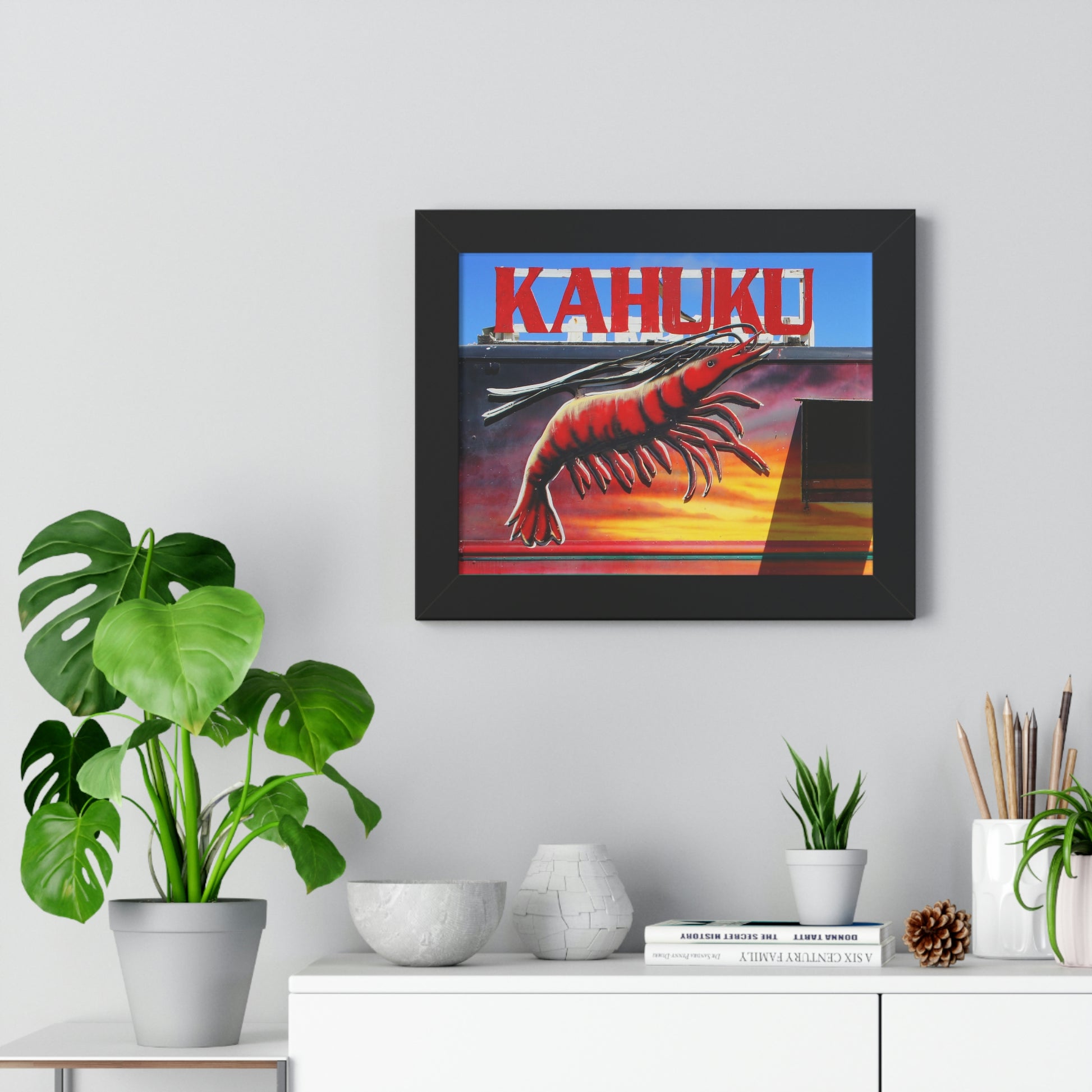 Kahuku Kai - Framed Horizontal Poster - Fry1Productions