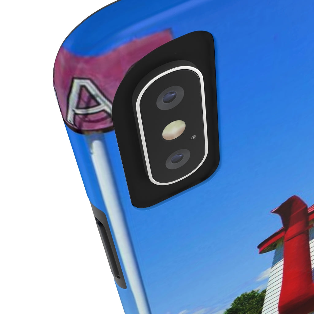 "Historic Teapot Dome Service Station" - iPhone Tough Case - Fry1Productions