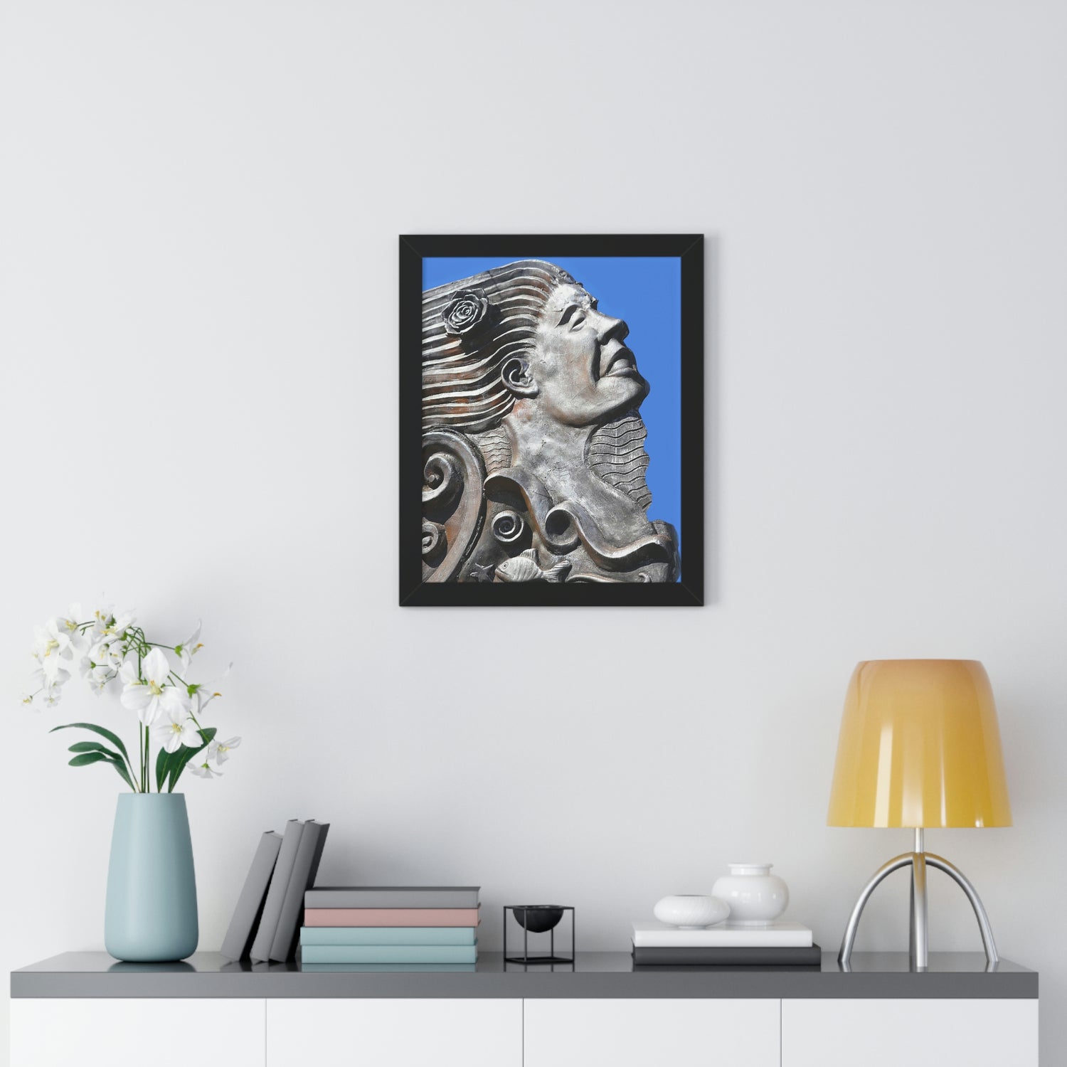 Nymph Beauty - Framed Vertical Poster - Fry1Productions