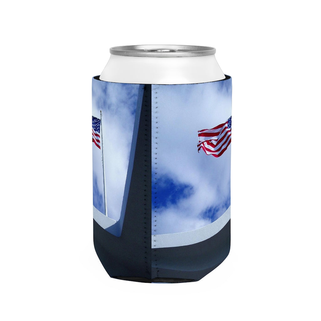 In Solemn Remembrance - Can Cooler Neoprene Sleeve 12oz - Fry1Productions