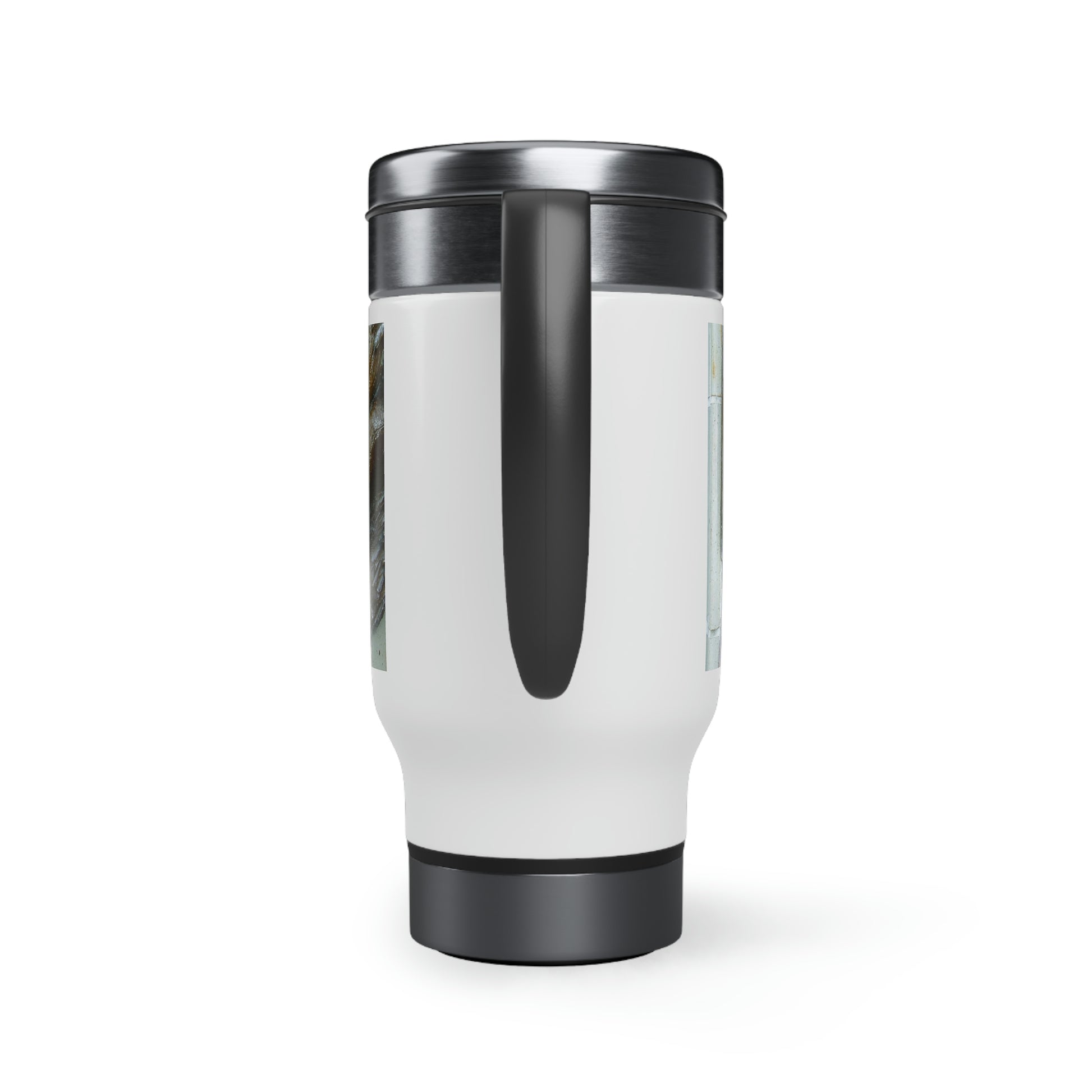 Flight Love - Stainless Steel Travel Mug with Handle, 14oz - Fry1Productions