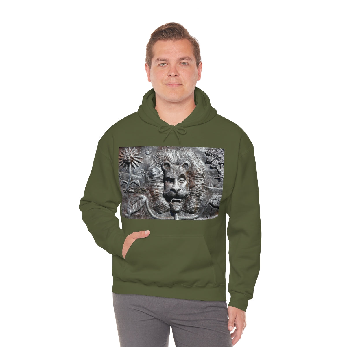 Lion's Friends Forever - Unisex Heavy Blend Hooded Sweatshirt - Fry1Productions