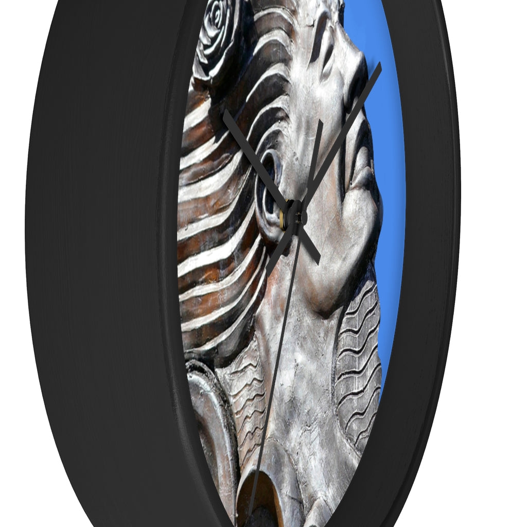 "Nymph Beauty" - 10" Wooden Frame Wall Clock - Fry1Productions