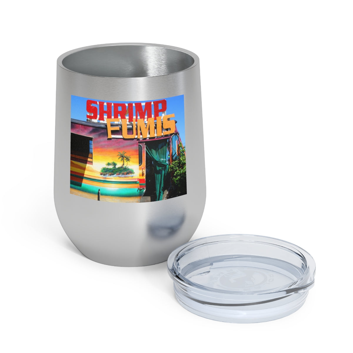 Island Love - 12 oz Insulated Wine Tumbler - Fry1Productions