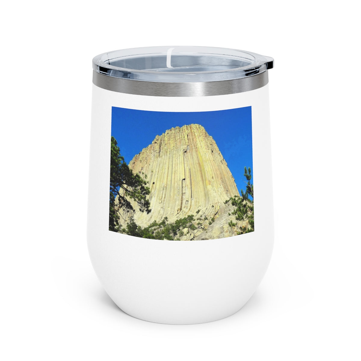 Reaching Heaven - 12 oz Insulated Wine Tumbler - Fry1Productions