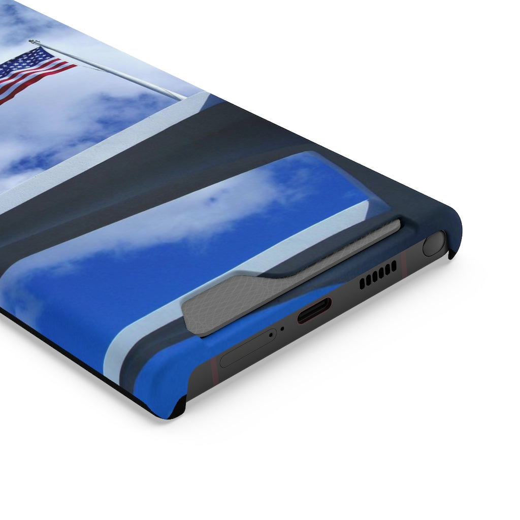 "In Solemn Remembrance" - Galaxy S22 S21 & iPhone 13 Case With Card Holder - Fry1Productions