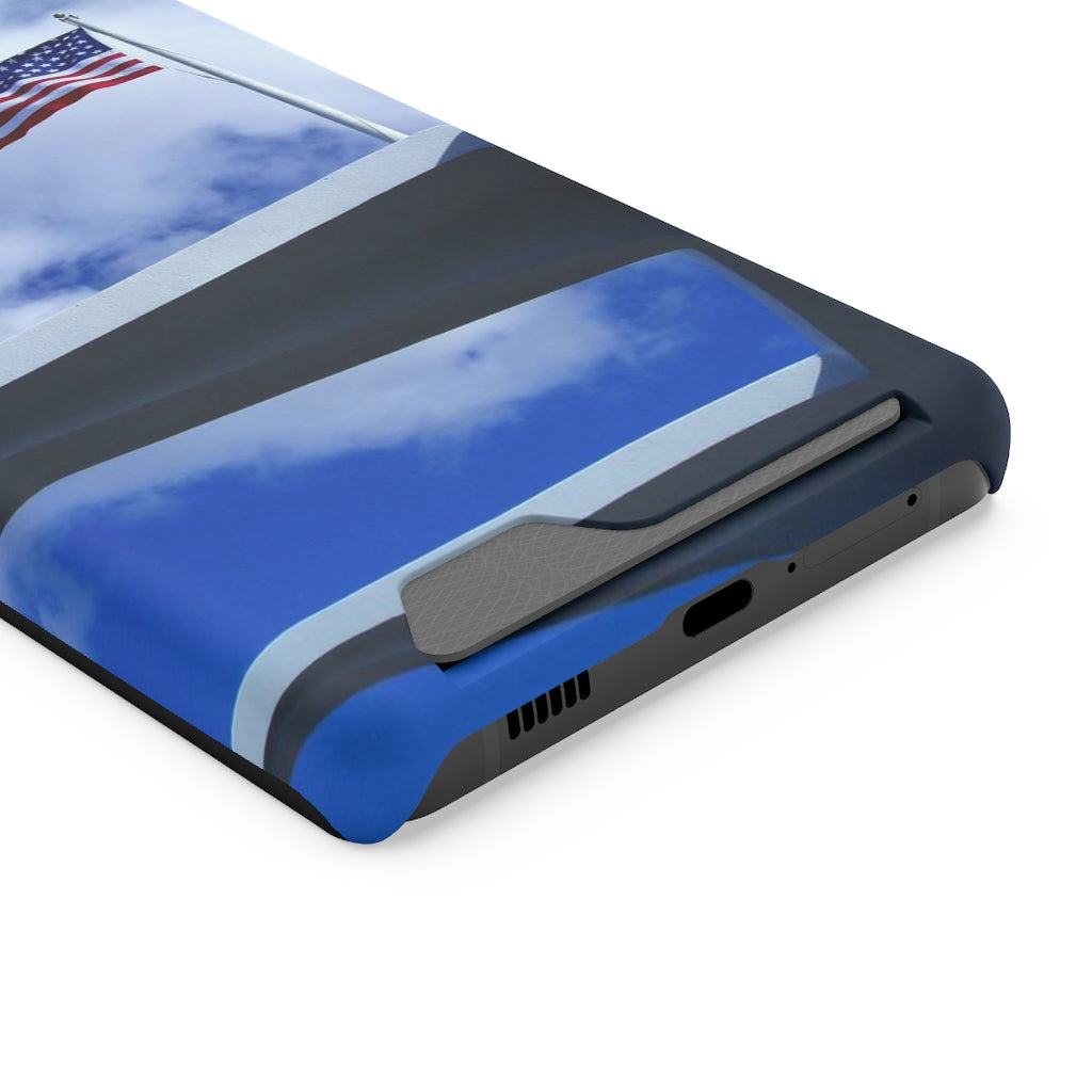 "In Solemn Remembrance" - Galaxy S22 S21 & iPhone 13 Case With Card Holder - Fry1Productions